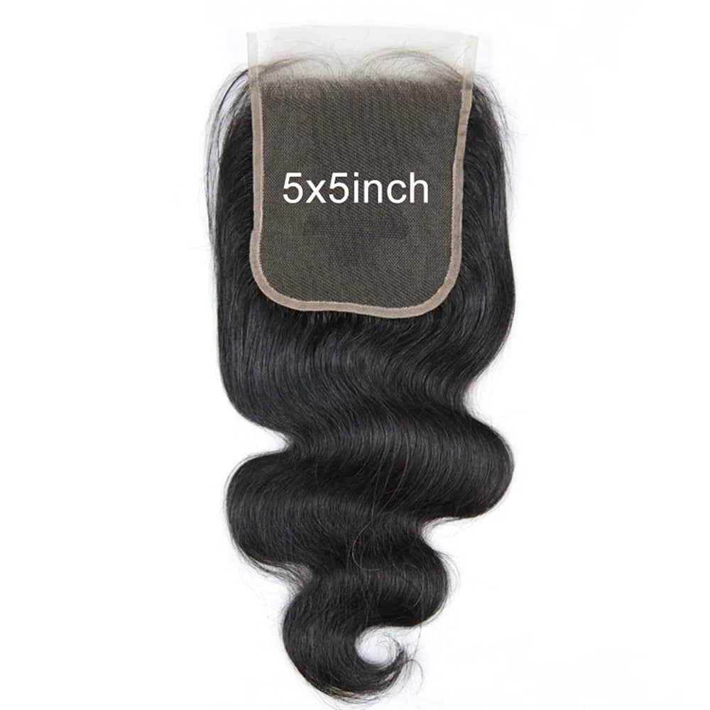 5x5 Body Wave HD Lace Closure 100% Human Hair