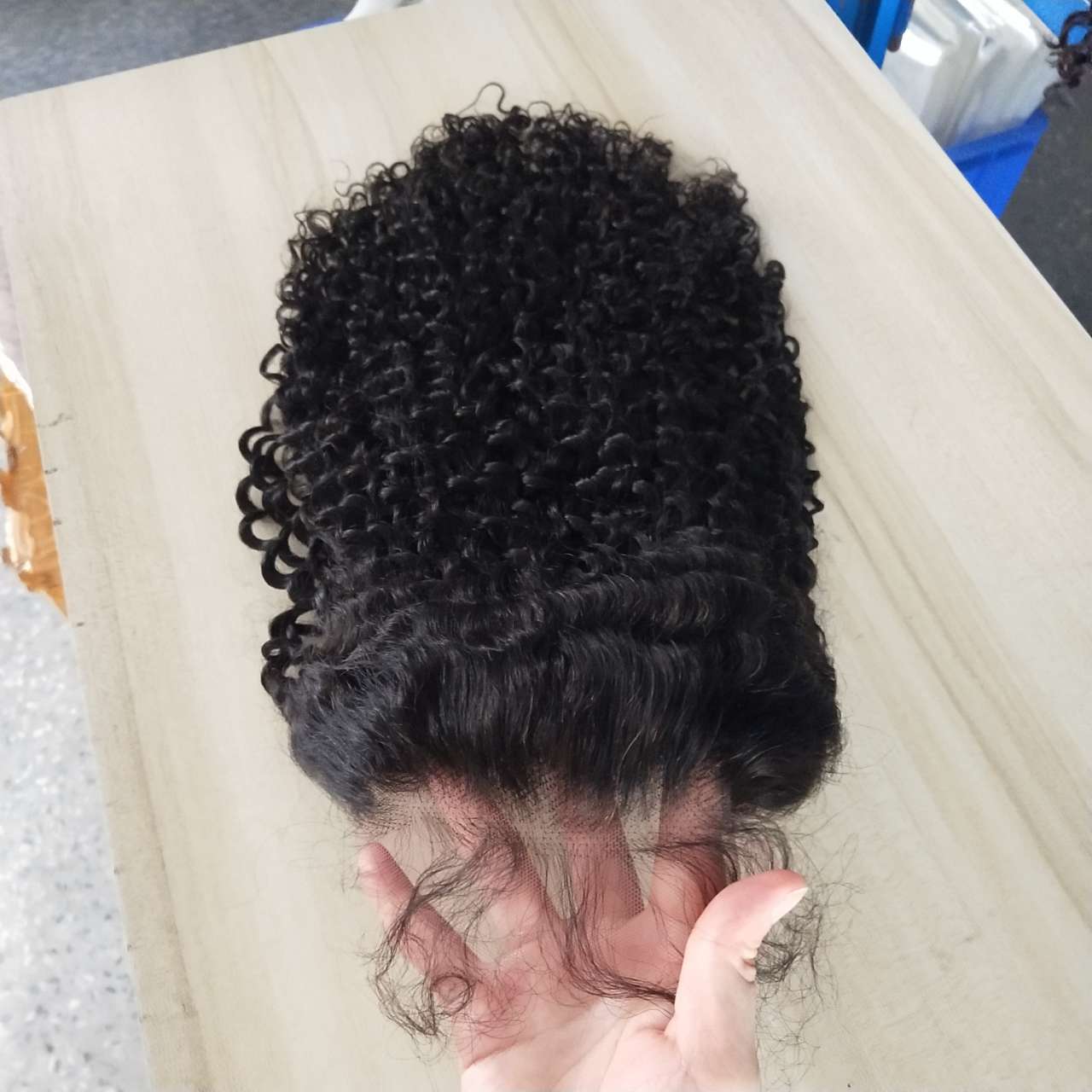 Deep Curly 13x4 Transparent Lace Frontal Wig Wholesale, Forever Curls, Bleached Knots & Preplucked