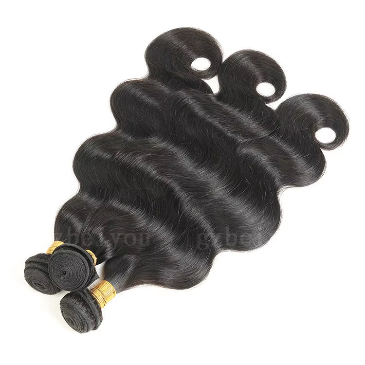 Wholesale Body Wave Human Hair Extension,Natural Black Virgin Human Hair Weave Unprocessed