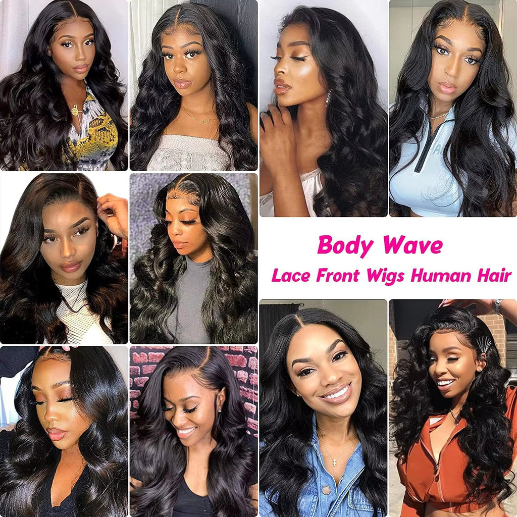 Body Wave 13x4 HD Lace Frontal Wig Wholesale Long Lifespan No Chemical Process