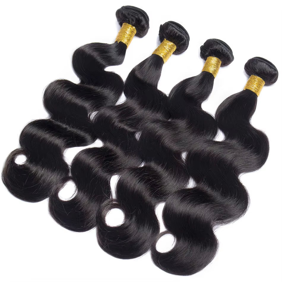 Wholesale Body Wave Human Hair Extension,Natural Black Virgin Human Hair Weave Unprocessed