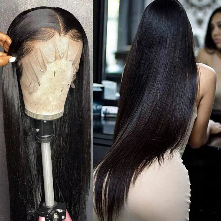 Silky Straight 13x4 HD Lace Frontal Wig Wholesale,100% Unprocessed Virgin Human Hair