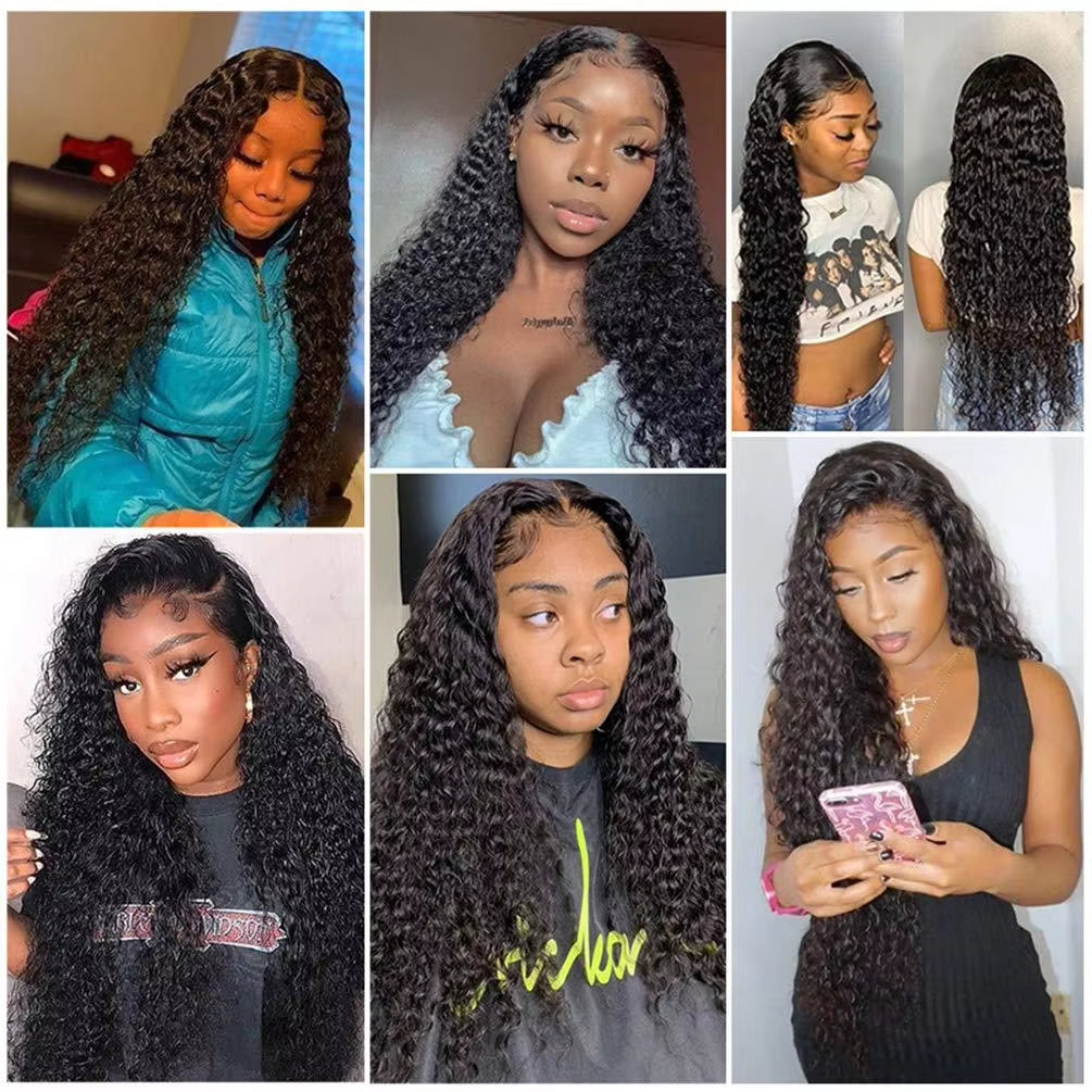Water Wave 13x4 Transparent Lace Frontal Wig Wholesale, Premium Quality Natural Wave, Will Keep Waves After Wet