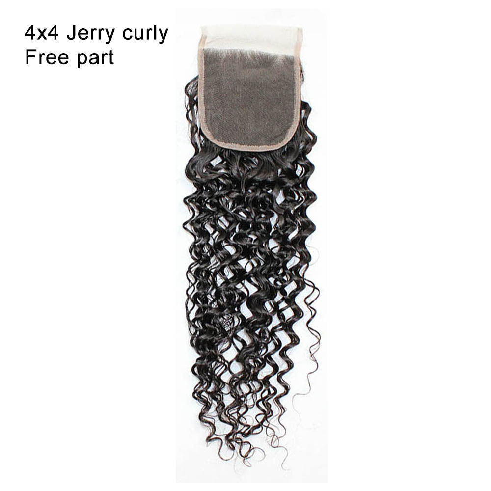 4*4 Transparent Lace Closure  100% Virgin Human Hair