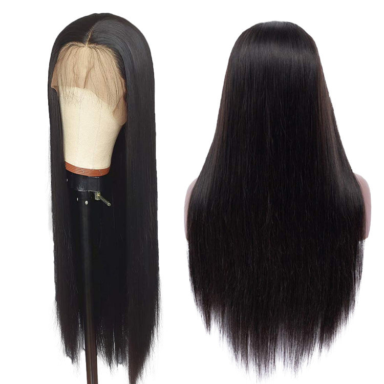 Silky Straight 13x4 Transparent Lace Frontal Wig Wholesale,100% Unprocessed Virgin Human Hair