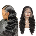 Loose Deep 13x4 Transparent Lace Frontal Wig Wholesale, Sexy Wave, Bleached Knots & Preplucked