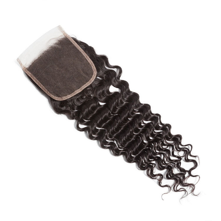 4*4 Transparent Lace Closure  100% Virgin Human Hair