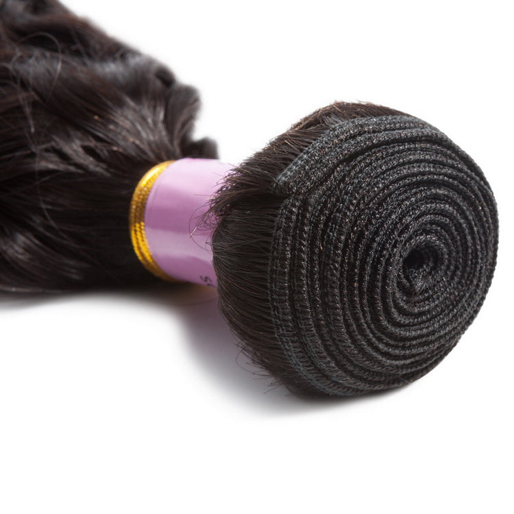 Virgin Cuticle Aligned Human Hair Bundles water wave Human Hair Weave extensions