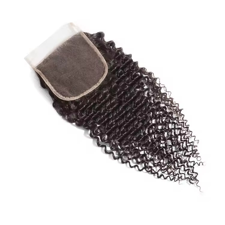 4*4 Transparent Lace Closure  100% Virgin Human Hair