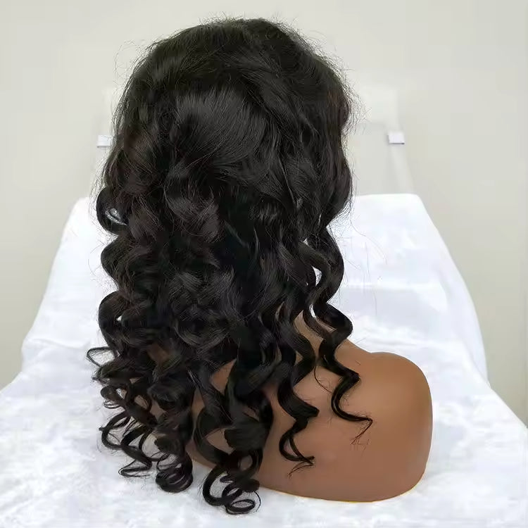 Loose Wave 13x4 Transparent Lace Frontal Wig Wholesale, Super Bouncy curls, Like Dancing curls, very welcomed by ladies