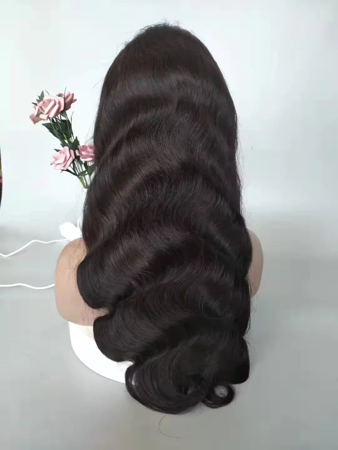 Body Wave 13x4 Transparent Lace Frontal Wig Wholesale, 180% Density with Full Hair, 100% Unprocessed Virgin Human Hair Material