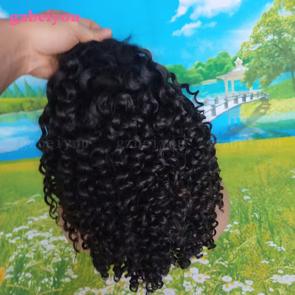 Deep Curly 13x4 Transparent Lace Frontal Wig Wholesale, Forever Curls, Bleached Knots & Preplucked