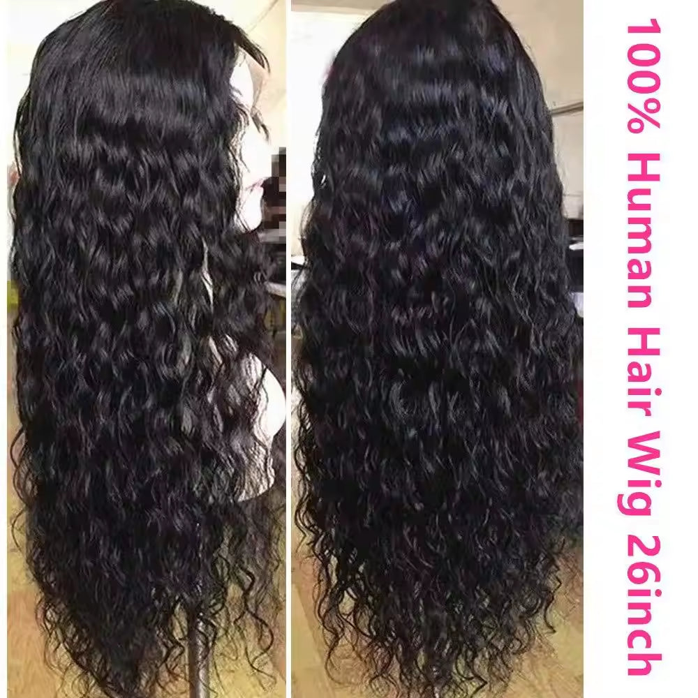 Water Wave 13x4 Transparent Lace Frontal Wig Wholesale, Premium Quality Natural Wave, Will Keep Waves After Wet