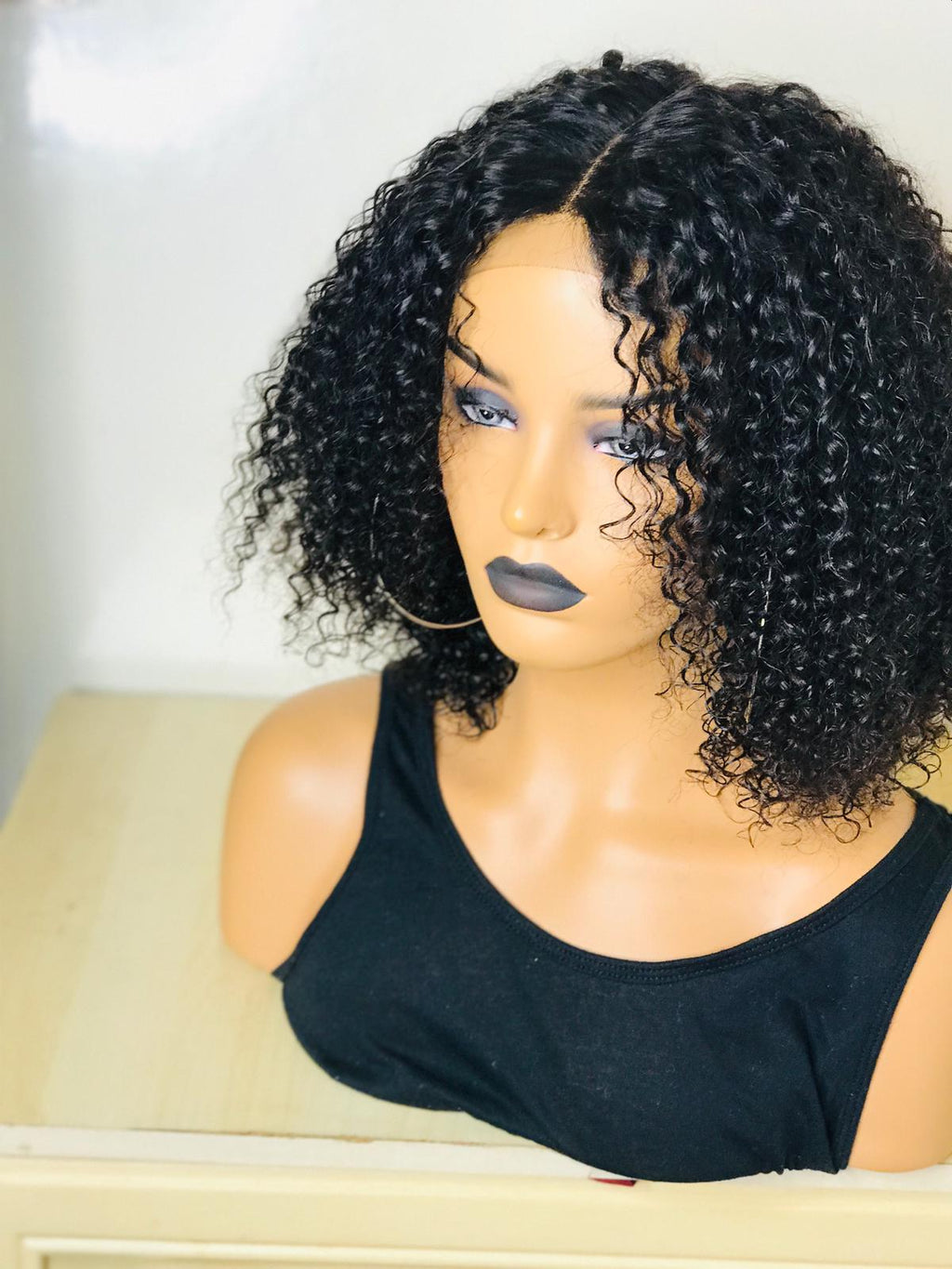 Virgin Cuticle Aligned Human Hair Bundles Curly Human Hair Extension